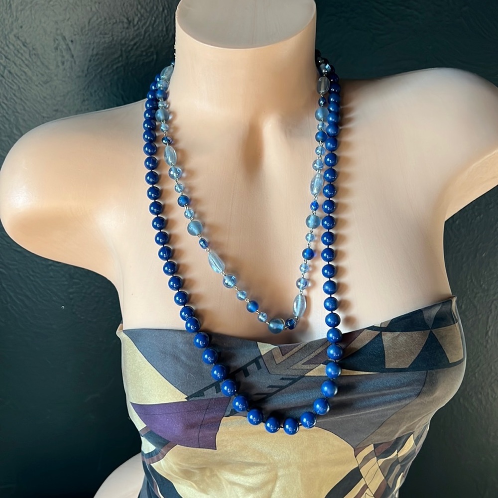 Handmade Vintage Jewelry Sale 2 piece bundle blue​